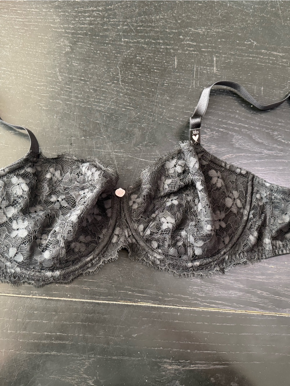 Victoria’s Secret Black Lace Strapless Balconette Bra - Women Intimates